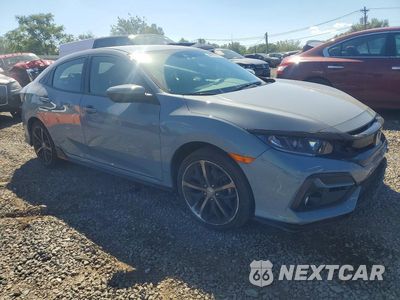 Czwarte zdjęcie samochodu z boku: 2021 HONDA CIVIC SPORT VIN:SHHFK7H45MU425109 - miniatura