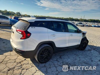 Trzecie zdjęcie samochodu z tyłu: 2023 GMC TERRAIN SLE VIN:3GKALMEG6PL167800 - miniatura