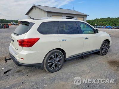 Trzecie zdjęcie samochodu z tyłu: 2017 NISSAN PATHFINDER PLATINUM VIN:5N1DR2MM9HC907108 - miniatura