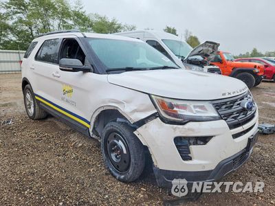 Czwarte zdjęcie samochodu z boku: 2018 FORD EXPLORER XLT VIN:1FM5K8D8XJGB28183 - miniatura