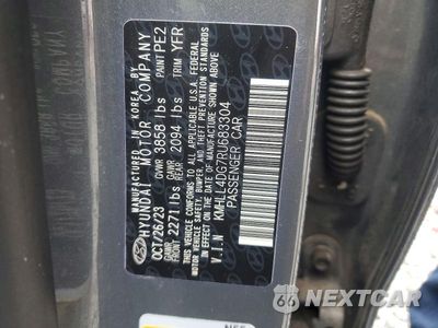 Zdjęcie 13 z 13 samochodu: 2024 HYUNDAI ELANTRA SE VIN:KMHLL4DG7RU683304 - miniatura
