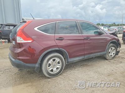 Trzecie zdjęcie samochodu z tyłu: 2014 HONDA CR-V LX VIN:5J6RM3H37EL021052 - miniatura