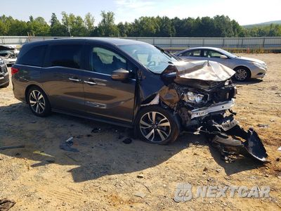 Czwarte zdjęcie samochodu z boku: 2022 HONDA ODYSSEY TOURING VIN:5FNRL6H81NB039619 - miniatura