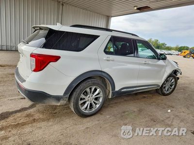 Trzecie zdjęcie samochodu z tyłu: 2020 FORD EXPLORER XLT VIN:1FMSK8DHXLGD04557 - miniatura