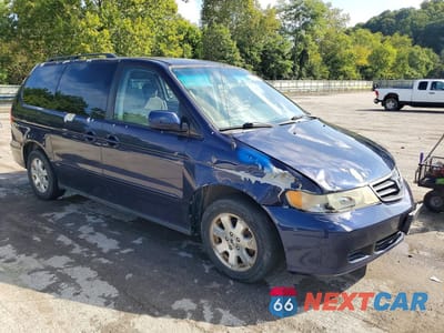 Czwarte zdjęcie samochodu z boku: 2003 HONDA ODYSSEY EX VIN:5FNRL18633B154284 - miniatura