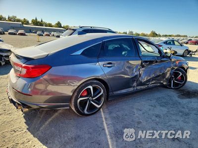 Trzecie zdjęcie samochodu z tyłu: 2020 HONDA ACCORD SPORT VIN:1HGCV2F34LA031747 - miniatura