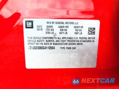 Zdjęcie 12 z 12 samochodu: 2016 CHEVROLET SONIC RS VIN:1G1JG6SB6G4110564 - miniatura