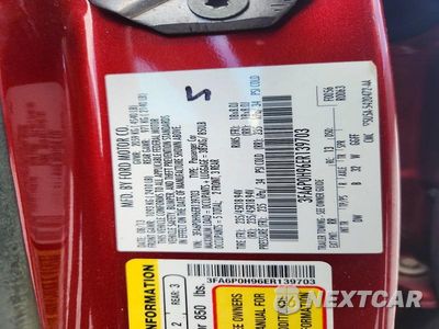 Zdjęcie 13 z 13 samochodu: 2014 FORD FUSION SE VIN:3FA6P0H96ER139703 - miniatura