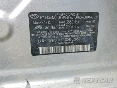Zdjęcie 12 z 12 samochodu: 2016 HYUNDAI ELANTRA SE VIN:5NPDH4AE4GH663659 - miniatura