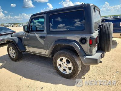 Drugie zdjęcie samochodu z przodu: 2021 JEEP WRANGLER SPORT VIN:1C4GJXANXMW680393 - miniatura