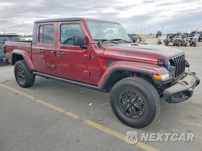 Czwarte zdjęcie samochodu z boku: 2021 JEEP GLADIATOR SPORT VIN:1C6HJTAG4ML608144 - miniatura