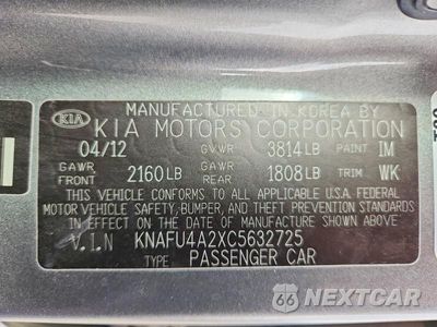 Zdjęcie 13 z 13 samochodu: 2012 KIA FORTE EX VIN:KNAFU4A2XC5632725 - miniatura