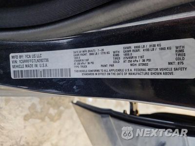 Zdjęcie 12 z 12 samochodu: 2020 RAM 1500 BIG HORN/LONE STAR VIN:1C6RRFFG7LN392736 - miniatura