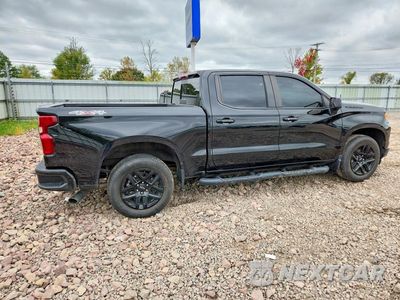 Trzecie zdjęcie samochodu z tyłu: 2023 CHEVROLET SILVERADO K1500 RST VIN:1GCUDEED3PZ299942 - miniatura
