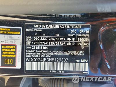 Zdjęcie 12 z 12 samochodu: 2017 MERCEDES-BENZ GLC 300 VIN:WDC0G4JB3HF129307 - miniatura