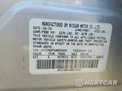 Zdjęcie 14 z 14 samochodu: 2010 INFINITI G37 SEDAN VIN:JN1CV6AP4AM202401 - miniatura