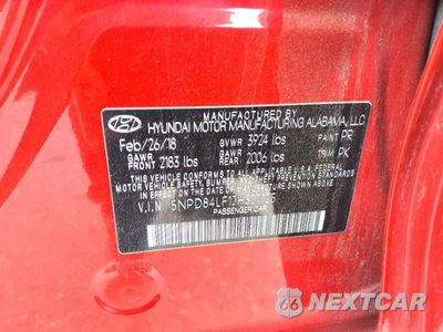 Zdjęcie 12 z 12 samochodu: 2018 HYUNDAI ELANTRA SEL VIN:5NPD84LF1JH327125 - miniatura