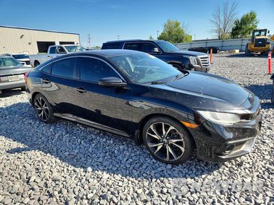Czwarte zdjęcie samochodu z boku: 2019 HONDA CIVIC SPORT VIN:2HGFC2F8XKH526761 - miniatura