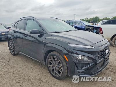 Czwarte zdjęcie samochodu z boku: 2022 HYUNDAI KONA N LINE VIN:KM8K3CA32NU822238 - miniatura