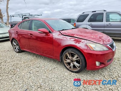 Czwarte zdjęcie samochodu z boku: 2009 LEXUS IS 250 BASE VIN:JTHBK262892087587 - miniatura