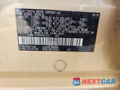 Zdjęcie 12 z 12 samochodu: 2009 TOYOTA RAV4 LIMITED VIN:JTMBF31V095001037 - miniatura