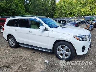 Czwarte zdjęcie samochodu z boku: 2017 MERCEDES-BENZ GLS 450 4MATIC VIN:4JGDF6EE0HA891061 - miniatura