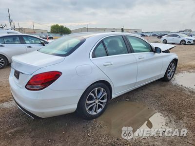 Trzecie zdjęcie samochodu z tyłu: 2017 MERCEDES-BENZ C 300 VIN:55SWF4JB7HU192027 - miniatura