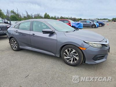 Czwarte zdjęcie samochodu z boku: 2017 HONDA CIVIC EX VIN:19XFC2F78HE220099 - miniatura
