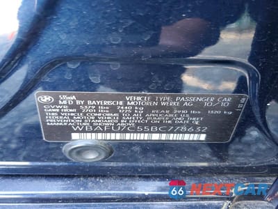 Zdjęcie 12 z 12 samochodu: 2011 BMW 535 XI VIN:WBAFU7C55BC778632 - miniatura