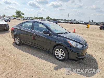 Czwarte zdjęcie samochodu z boku: 2013 HYUNDAI ACCENT GLS VIN:KMHCT4AE0DU581273 - miniatura