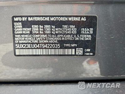 Zdjęcie 14 z 14 samochodu: 2026 BMW X5 XDRIVE40I VIN:5UX23EU04T9422035 - miniatura