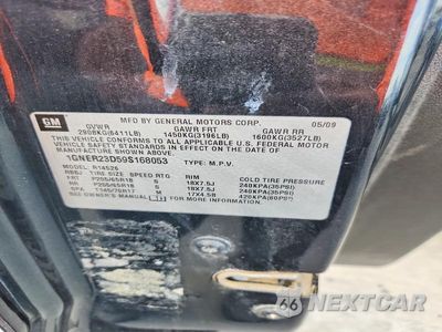 Zdjęcie 13 z 13 samochodu: 2009 CHEVROLET TRAVERSE LT VIN:1GNER23D59S168053 - miniatura
