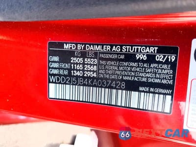 Zdjęcie 12 z 12 samochodu: 2019 MERCEDES-BENZ CLS 450 VIN:WDD2J5JB4KA037428 - miniatura