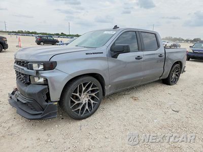2021 CHEVROLET SILVERADO C1500 CUSTOM 1GCPWBEH3MZ128354 - główne zdjęcie licytacji z USA - miniatura