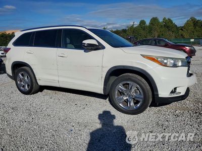 Czwarte zdjęcie samochodu z boku: 2016 TOYOTA HIGHLANDER LIMITED VIN:5TDYKRFH0GS172695 - miniatura