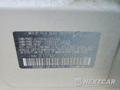 Zdjęcie 13 z 13 samochodu: 2014 SUBARU IMPREZA VIN:JF1GPAA6XE8281113 - miniatura