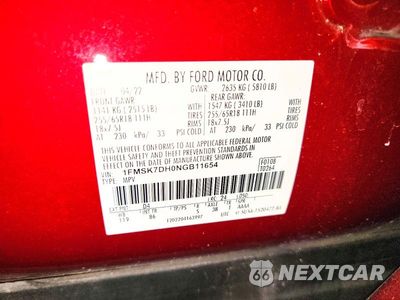 Zdjęcie 13 z 13 samochodu: 2022 FORD EXPLORER XLT VIN:1FMSK7DH0NGB11654 - miniatura