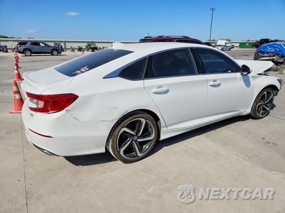 Trzecie zdjęcie samochodu z tyłu: 2020 HONDA ACCORD SPORT VIN:1HGCV2F31LA000682 - miniatura