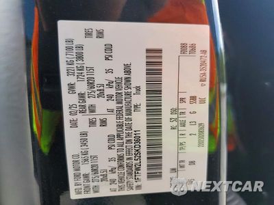 Zdjęcie 12 z 12 samochodu: 2025 FORD F150 STX VIN:1FTFW2L52SKD36011 - miniatura