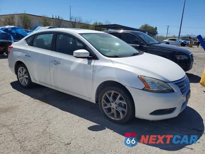 Czwarte zdjęcie samochodu z boku: 2014 NISSAN SENTRA SL VIN:3N1AB7AP0EL654240 - miniatura