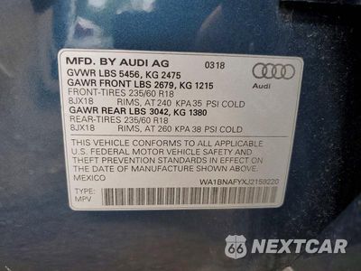 Zdjęcie 13 z 13 samochodu: 2018 AUDI Q5 PREMIUM PLUS VIN:WA1BNAFYXJ2159220 - miniatura