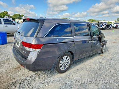 Trzecie zdjęcie samochodu z tyłu: 2016 HONDA ODYSSEY SE VIN:5FNRL5H39GB055133 - miniatura