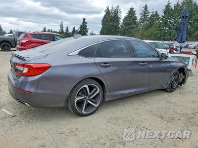 Trzecie zdjęcie samochodu z tyłu: 2020 HONDA ACCORD SPORT VIN:1HGCV2F32LA028264 - miniatura
