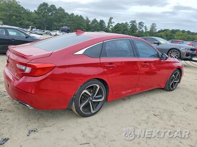 Trzecie zdjęcie samochodu z tyłu: 2018 HONDA ACCORD SPORT VIN:1HGCV1F3XJA118673 - miniatura