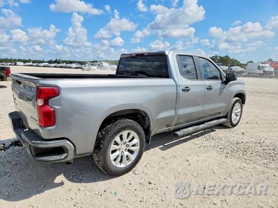 Trzecie zdjęcie samochodu z tyłu: 2023 CHEVROLET SILVERADO C1500 CUSTOM VIN:1GCRABEK9PZ167909 - miniatura