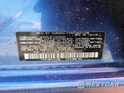 Zdjęcie 13 z 13 samochodu: 2018 SUBARU CROSSTREK LIMITED VIN:JF2GTAMCXJ8299095 - miniatura
