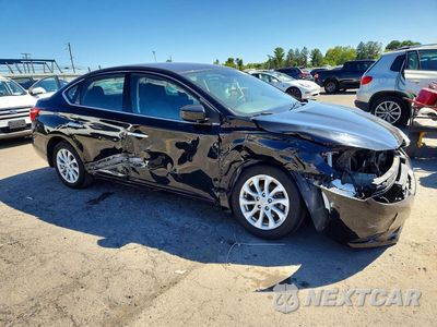 Czwarte zdjęcie samochodu z boku: 2019 NISSAN SENTRA SV VIN:3N1AB7AP0KY305092 - miniatura