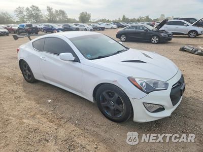 Czwarte zdjęcie samochodu z boku: 2014 HYUNDAI GENESIS COUPE 2.0T VIN:KMHHT6KD3EU113689 - miniatura