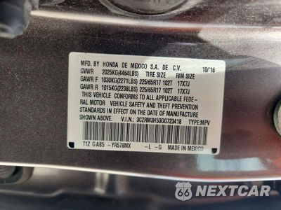 Zdjęcie 12 z 12 samochodu: 2016 HONDA CR-V EX VIN:3CZRM3H53GG723418 - miniatura