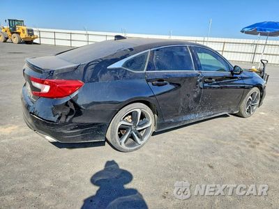 Trzecie zdjęcie samochodu z tyłu: 2021 HONDA ACCORD SPORT VIN:1HGCV1F38MA064763 - miniatura